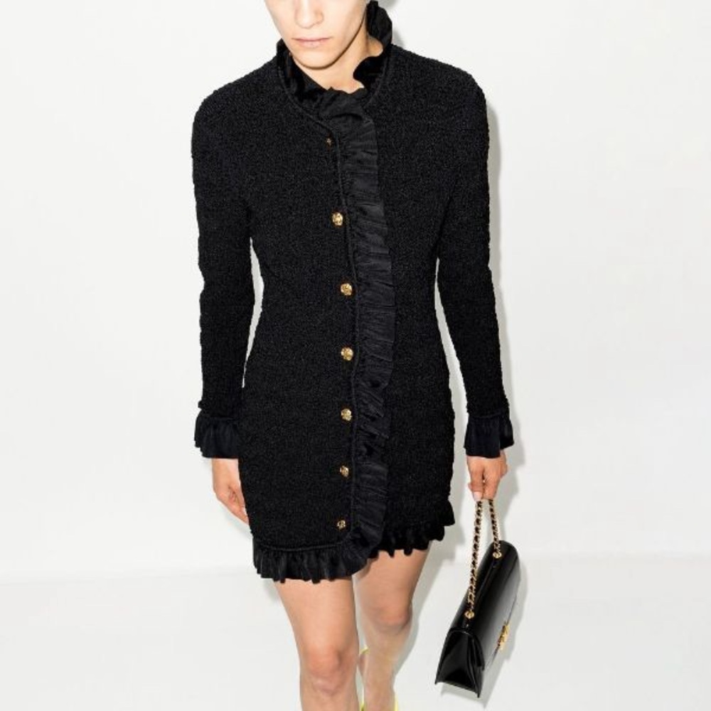 Alexander Wang
ruffle-trim smocked mini dress